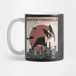 Boston Terrierzilla - Boston Terrier Monster Mug